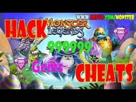 Monster Legends Hack Cheats For Unlimited Gems .